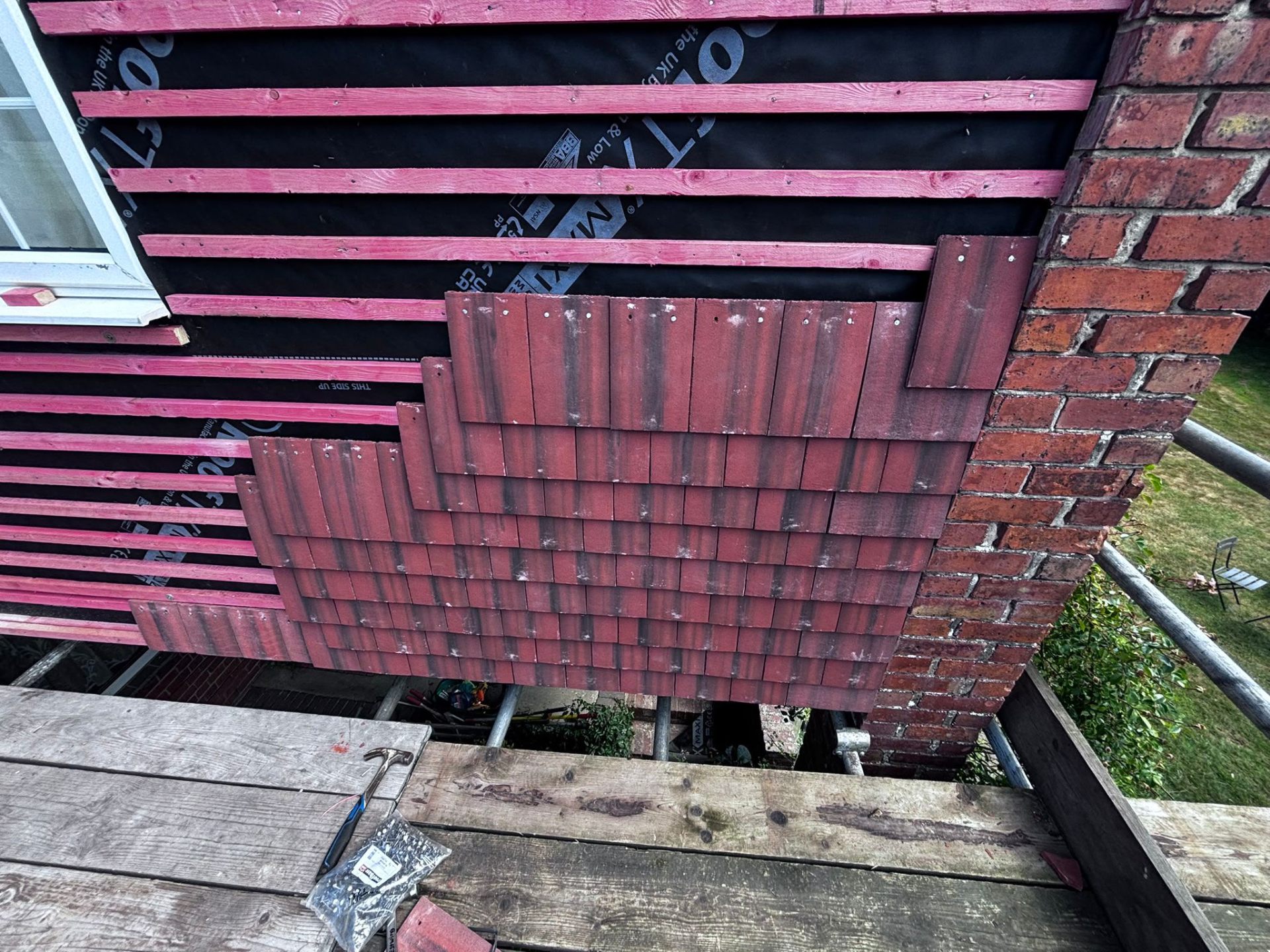 Slate roof repair in Wiltshire