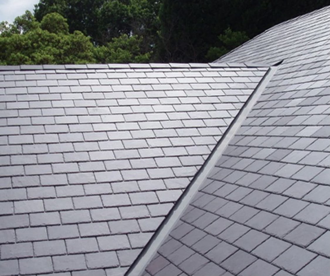 Natural slate roof tiles on a Wiltshire home